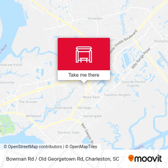 Bowman Rd / Old Georgetown Rd map