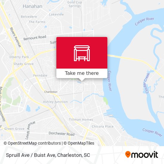 Spruill Ave / Buist Ave map