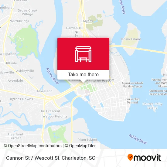 Cannon St / Wescott St map