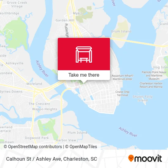 Calhoun St / Ashley Ave map