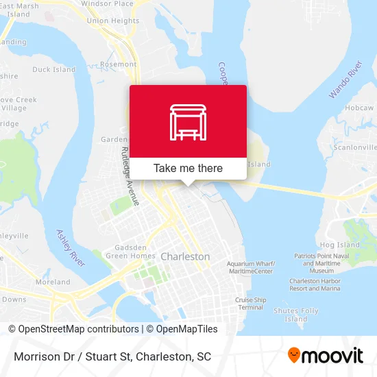 Morrison Dr / Stuart St map