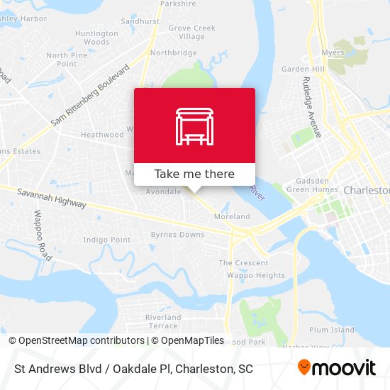 St Andrews Blvd / Oakdale Pl map