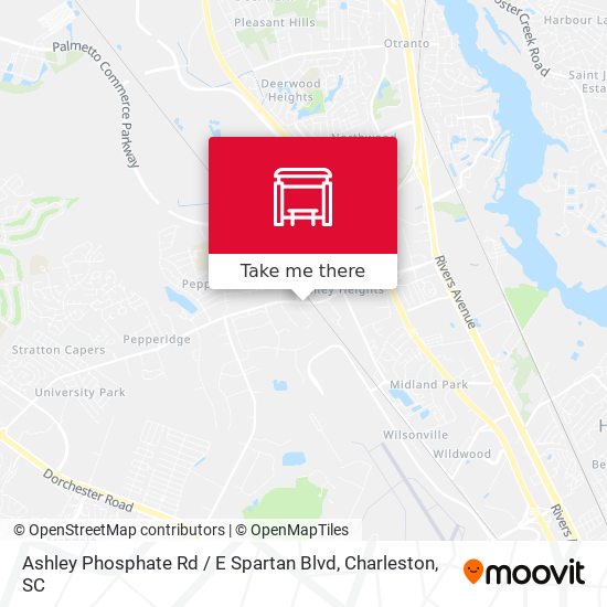 Ashley Phosphate Rd / E Spartan Blvd map