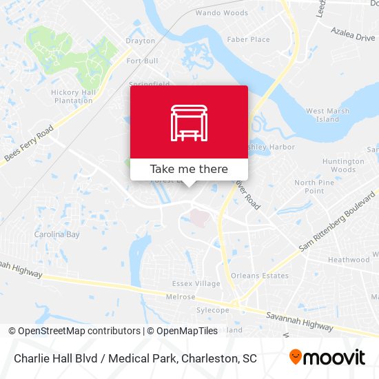 Charlie Hall Blvd / Medical Park map