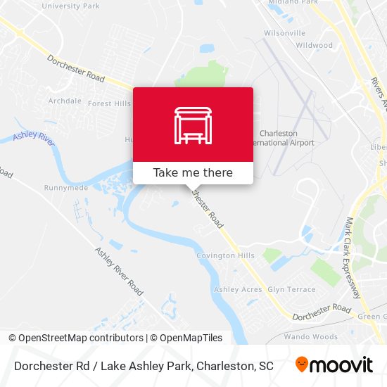 Mapa de Dorchester Rd / Lake Ashley Park