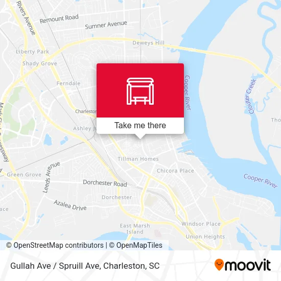 Mapa de Gullah Ave / Spruill Ave