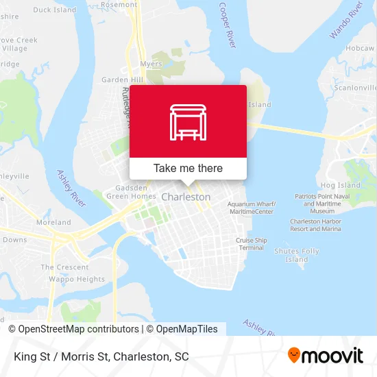 King St / Morris St map