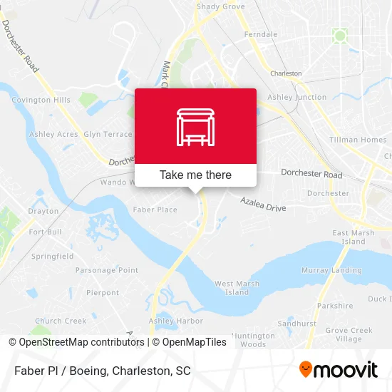 Faber Pl / Boeing map