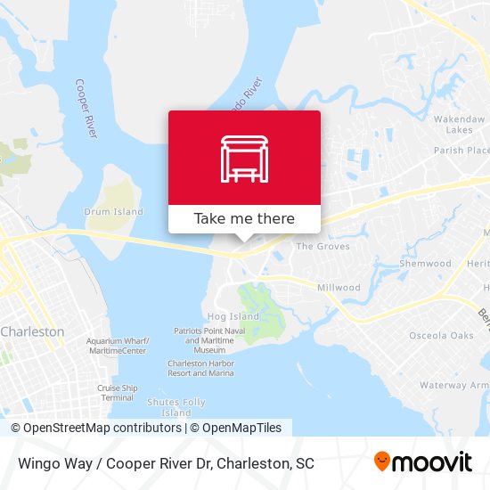 Mapa de Wingo Way / Cooper River Dr