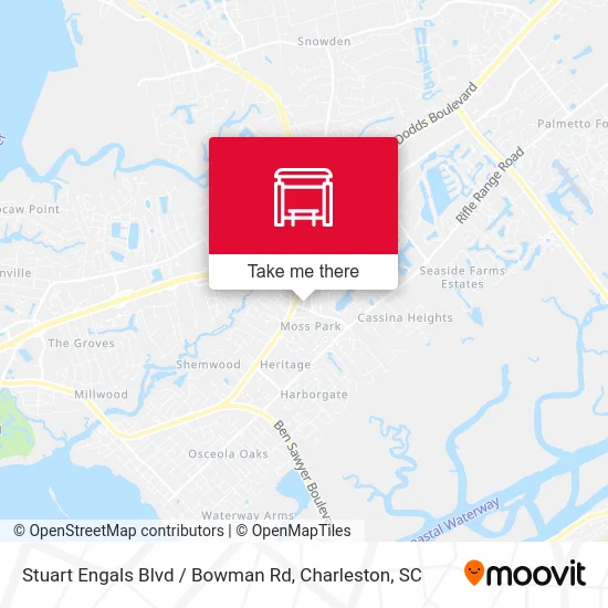 Stuart Engals Blvd / Bowman Rd map