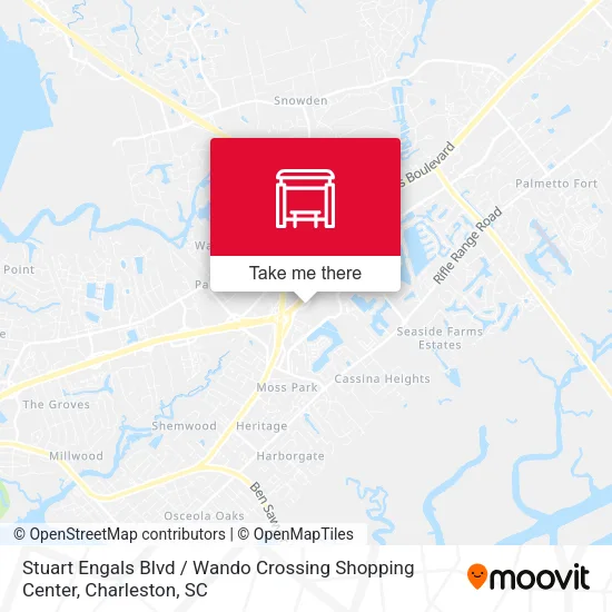 Stuart Engals Blvd / Wando Crossing Shopping Center map