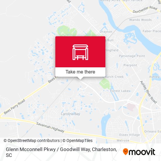 Mapa de Glenn Mcconnell Pkwy / Goodwill Way