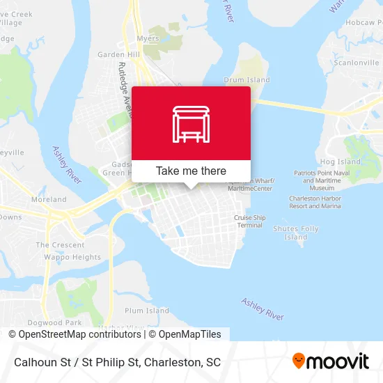 Calhoun St / St Philip St map