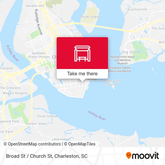 Broad St / Church St map