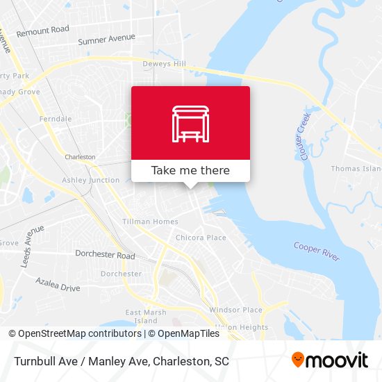 Mapa de Turnbull Ave / Manley Ave