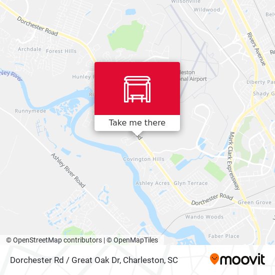 Mapa de Dorchester Rd / Great Oak Dr