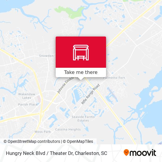 Mapa de Hungry Neck Blvd / Theater Dr