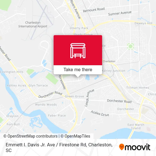 Mapa de Emmett I. Davis Jr. Ave / Firestone Rd