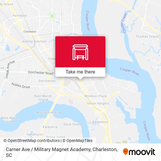 Carner Ave / Military Magnet Academy map