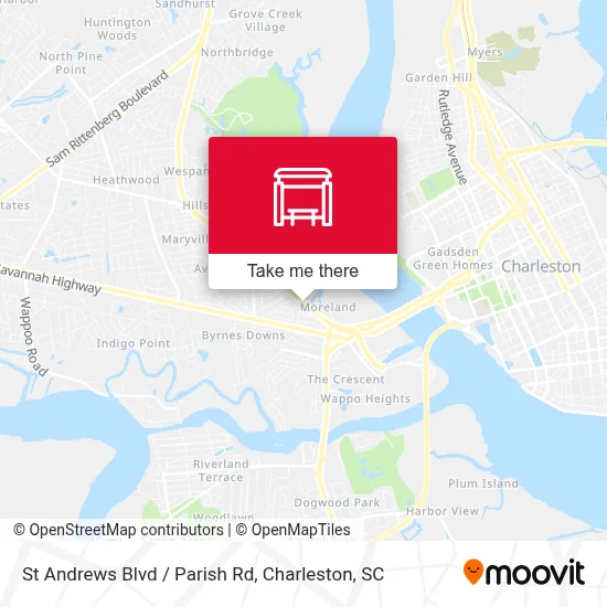 St Andrews Blvd / Parish Rd map