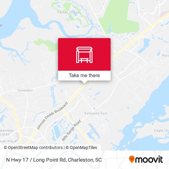 N Hwy 17 / Long Point Rd map