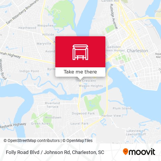Folly Road Blvd / Johnson Rd map