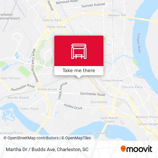 Mapa de Martha Dr / Budds Ave