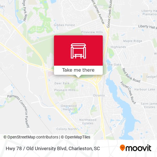 Hwy 78 / Old University Blvd map