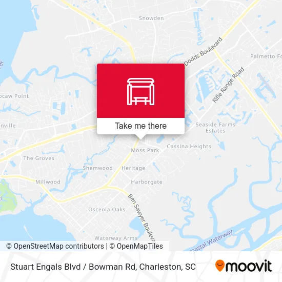 Stuart Engals Blvd / Bowman Rd map