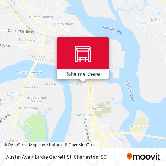 Mapa de Austin Ave / Birdie Garrett St
