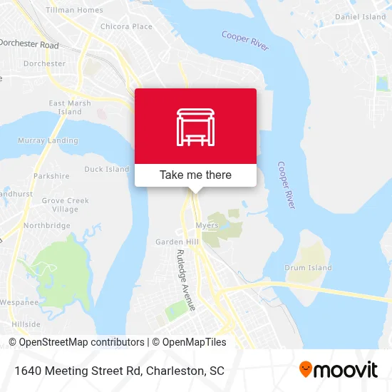 1640 Meeting Street Rd map