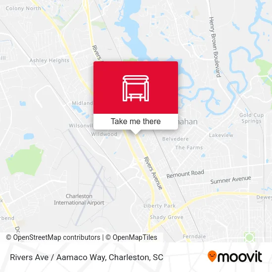 Mapa de Rivers Ave / Aamaco Way