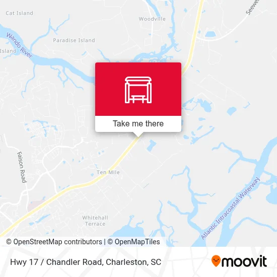 Hwy 17 / Chandler Road map