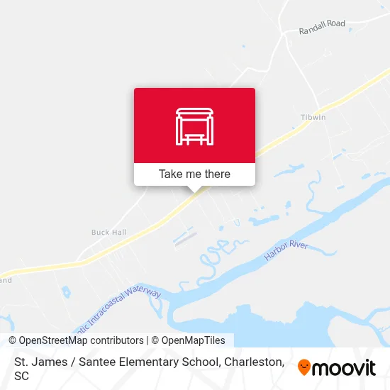 St. James / Santee Elementary School map