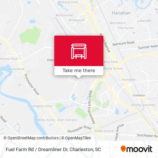 Mapa de Fuel Farm Rd / Dreamliner Dr