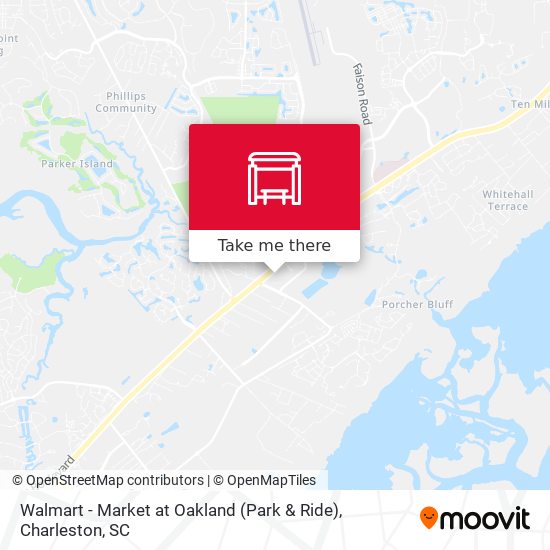 Walmart - Market at Oakland (Park & Ride) map