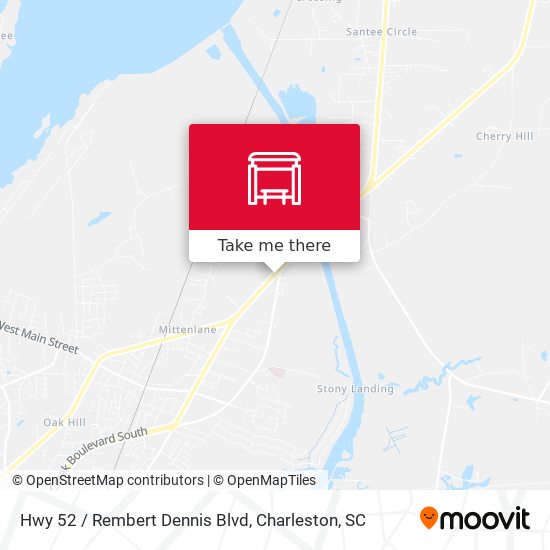Hwy 52 / Rembert Dennis Blvd map
