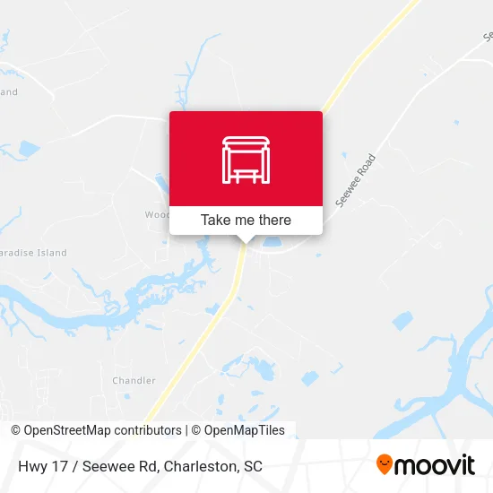 Mapa de Hwy 17 / Seewee Rd