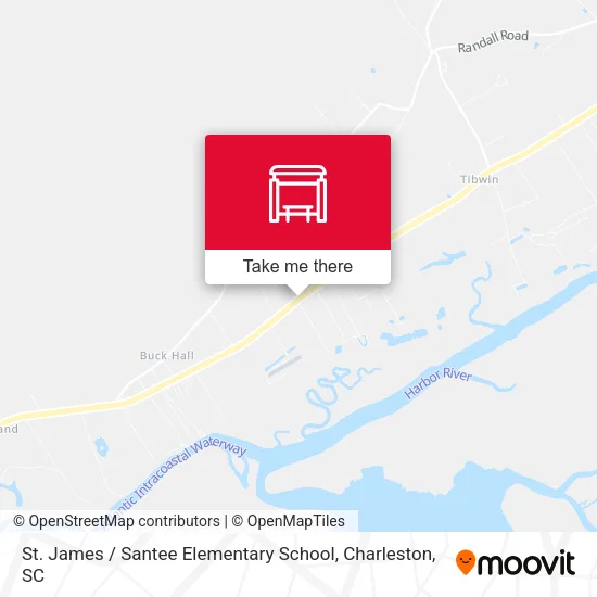 St. James / Santee Elementary School map