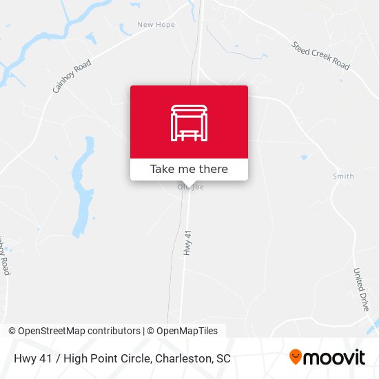 Hwy 41 / High Point Circle map