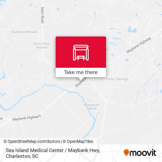 Mapa de Sea Island Medical Center / Maybank Hwy