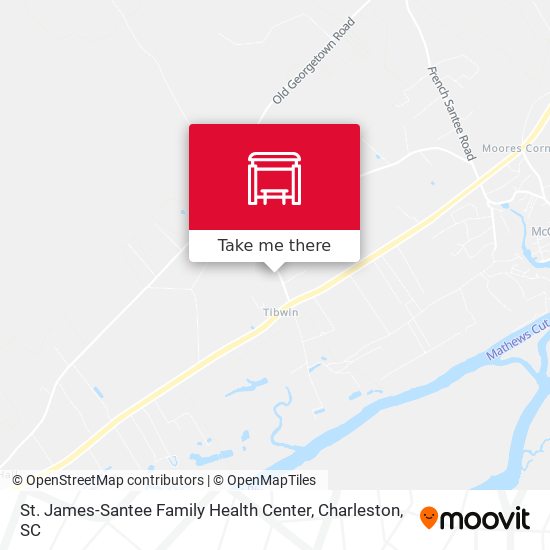 Mapa de St. James-Santee Family Health Center