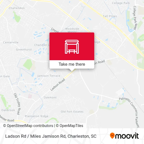 Ladson Rd / Miles Jamison Rd map
