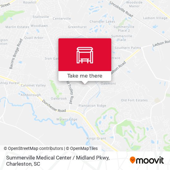 Summerville Medical Center / Midland Pkwy map