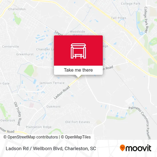 Ladson Rd / Wellborn Blvd map