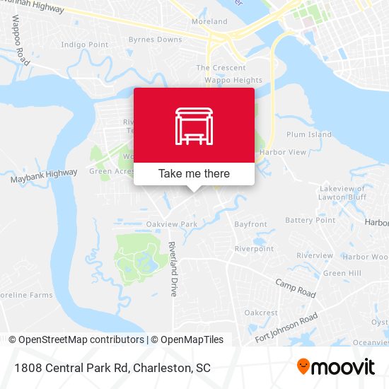 Mapa de 1808 Central Park Rd