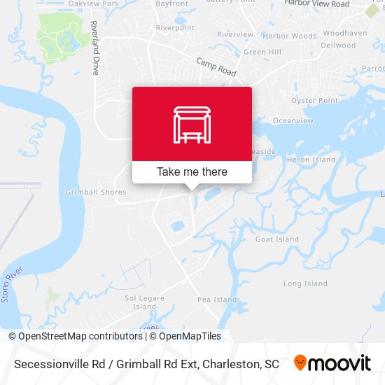 Secessionville Rd / Grimball Rd Ext map