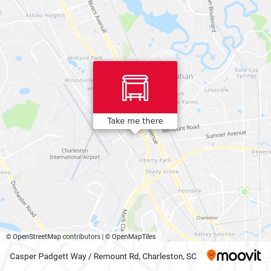 Mapa de Casper Padgett Way / Remount Rd