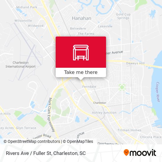 Rivers Ave / Fuller St map