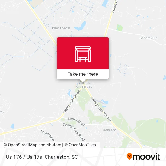 Us 176 / Us 17a map
